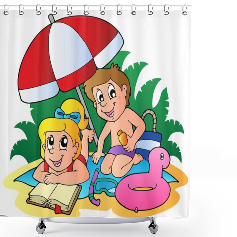 Personality  Summer Theme Image 7 Shower Curtains