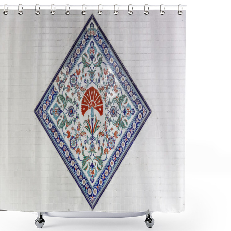 Personality  Turkish Tiles, Architectural Detail Shower Curtains