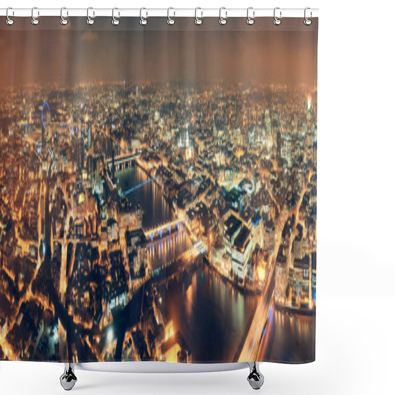 Personality  London Night Shower Curtains