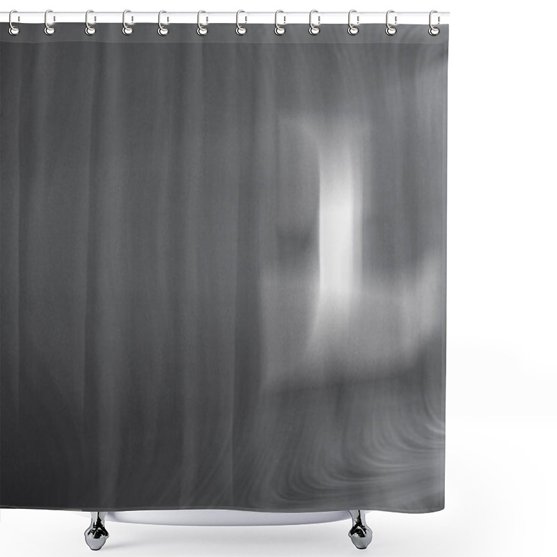 Personality  Background Of Vertical Wavy Lines Of Pastel Abstract Shower Curtains