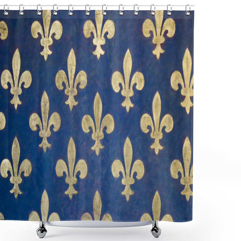 Personality  Fleur De Lis Wallpaper Shower Curtains