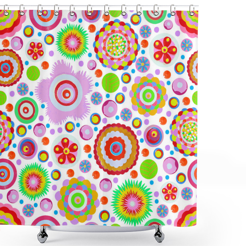 Personality  Abstract Fantasy Floral Background Shower Curtains