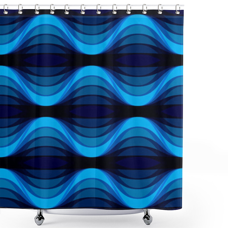 Personality  Geometric Seamless Pattern, Abstract Tiling Background, Vector R Shower Curtains