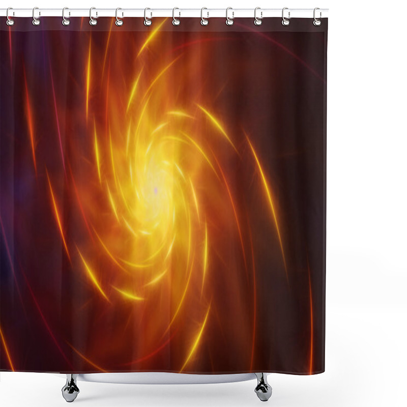 Personality  Time Spiral. Whirlpool Universe. Shower Curtains