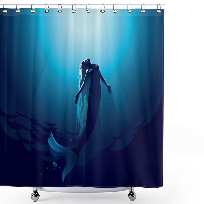 Personality  Mermaid Shower Curtains