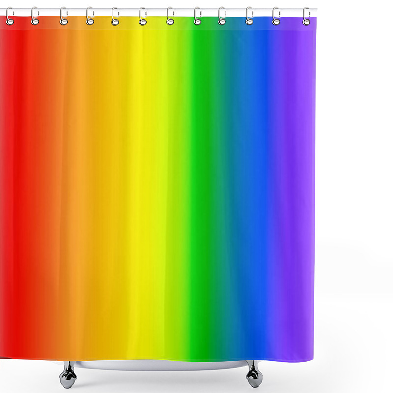 Personality  Rainbow Perspective Background. This Is A Background Image Or Wallpaper. Lgbt Colors. Shower Curtains