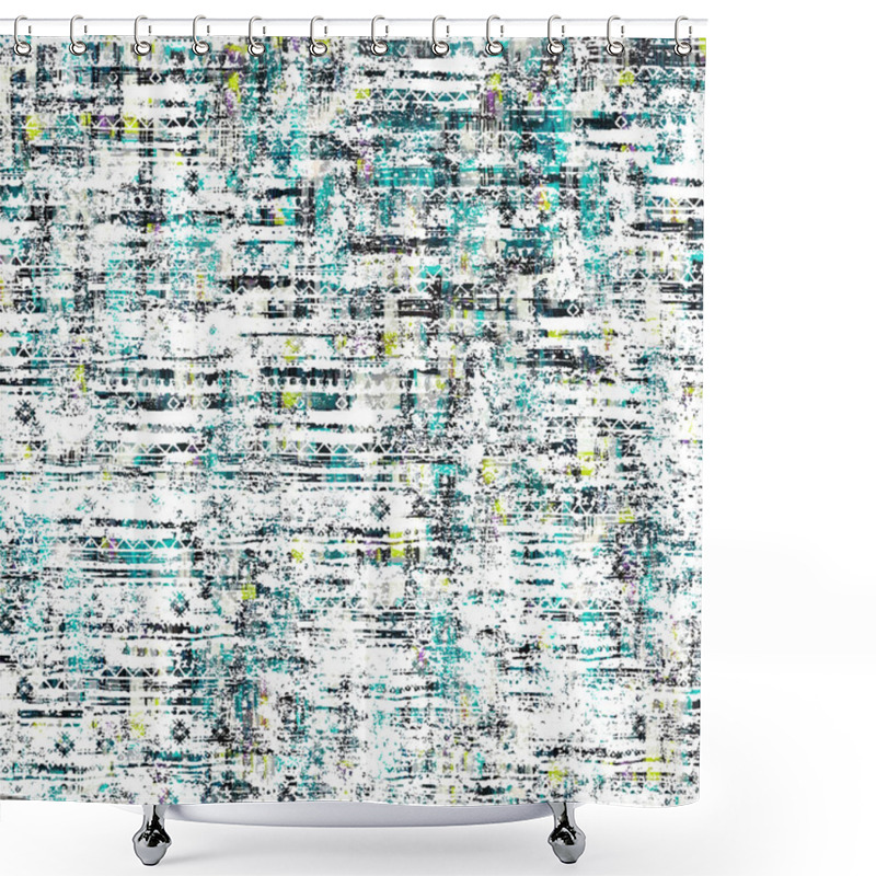 Personality  Geometry Texture Repeat Classic Pattern Shower Curtains