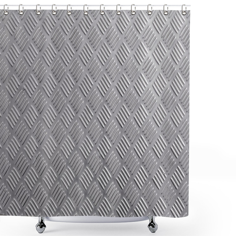 Personality  Aluminium Dark List With Rhombus Shapes Shower Curtains