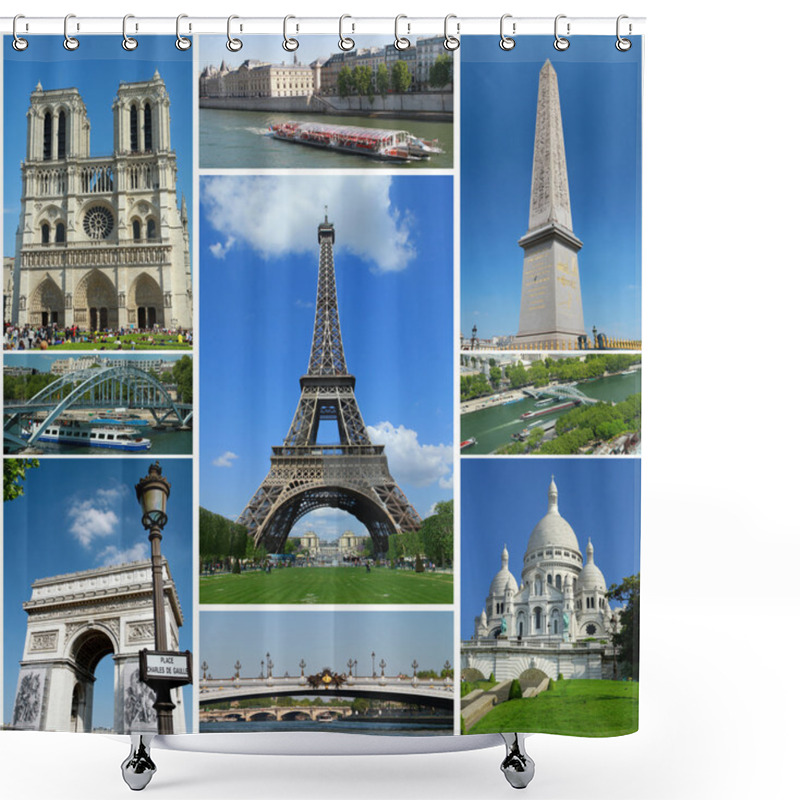 Personality  Paris Shower Curtains