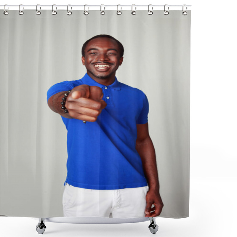 Personality  Handsome African Man Shower Curtains