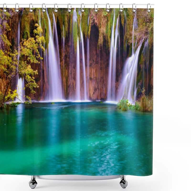 Personality  Waterfalls Of Plitvice National Park Shower Curtains