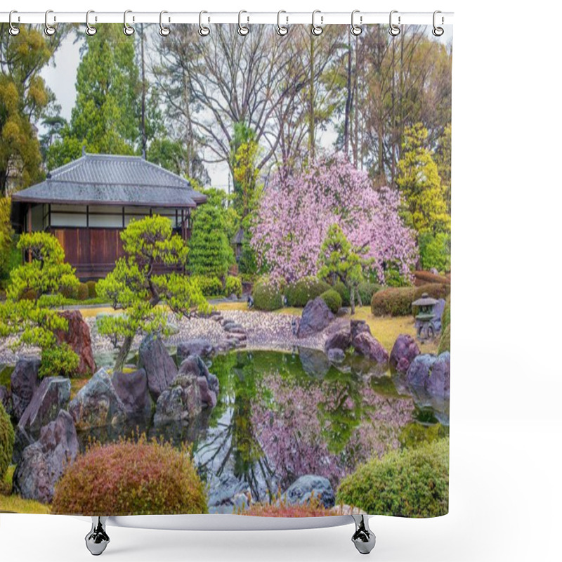 Personality  Ninomaru Garden In Nijo Castle In Kyoto, Japan Shower Curtains