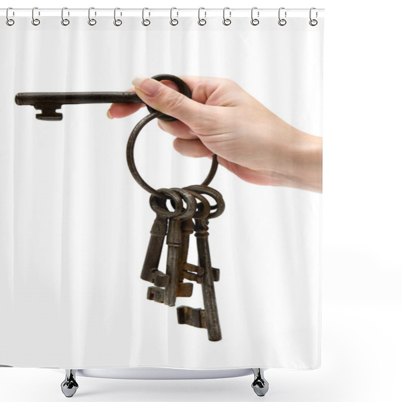 Personality  Opening The Door Shower Curtains