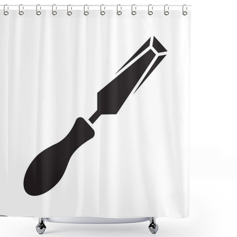 Personality  Construction Tool Icon Shower Curtains