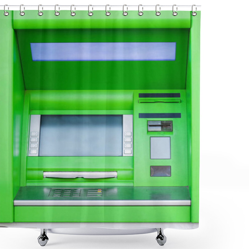 Personality  Cash Machine Shower Curtains