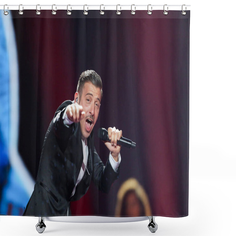 Personality  Francesco Gabbani From Italy Shower Curtains