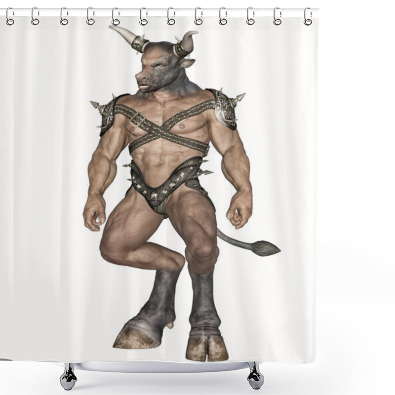 Personality  Minotaur Shower Curtains