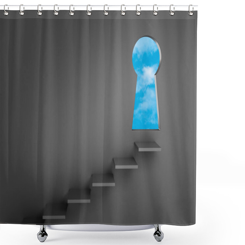 Personality  Steps To Opportunity Shower Curtains