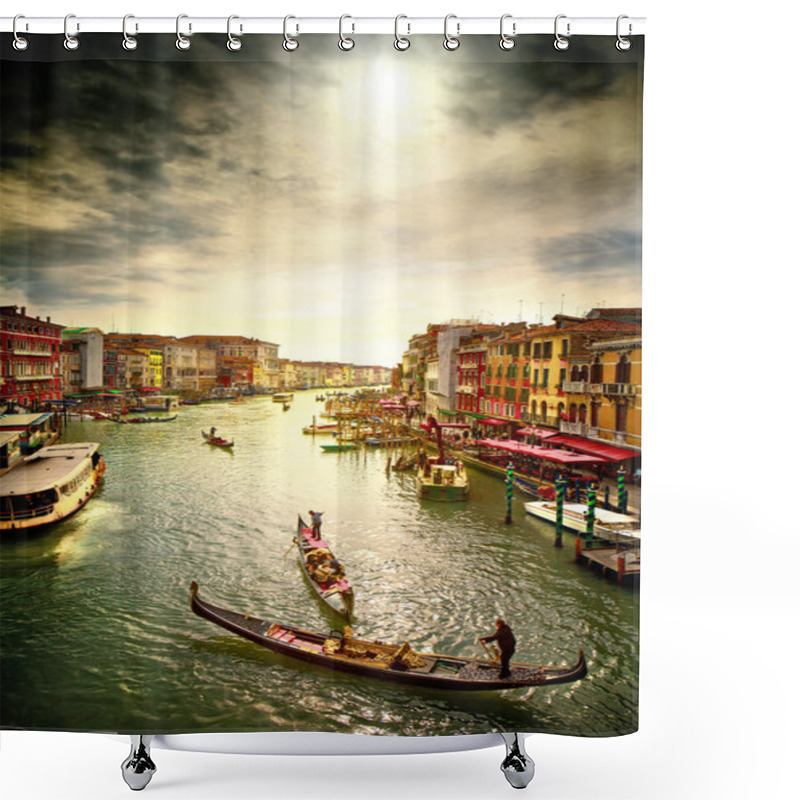 Personality  Grand Canal. Shower Curtains