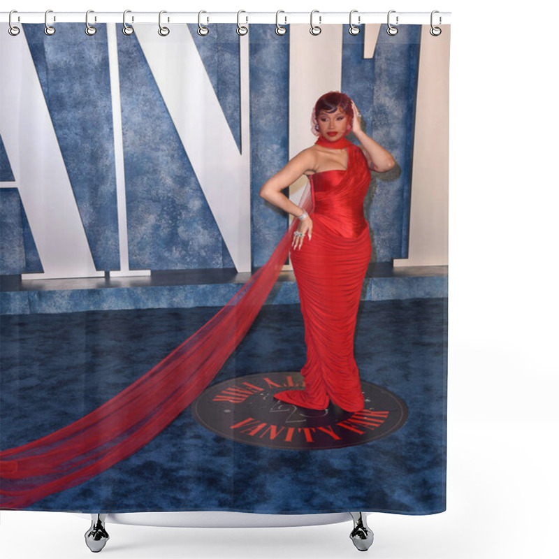 Personality  LOS ANGELES - MAR 12:  Cardi B At The 2023 Vanity Fair Oscar Party At The Wallis Annenberg Center For The Performing Arts On March 12, 2023 In Beverly Hills, CA Shower Curtains