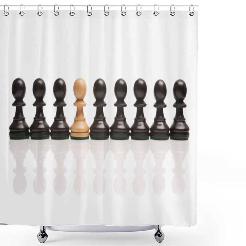 Personality  Chess The Odd One Out Shower Curtains