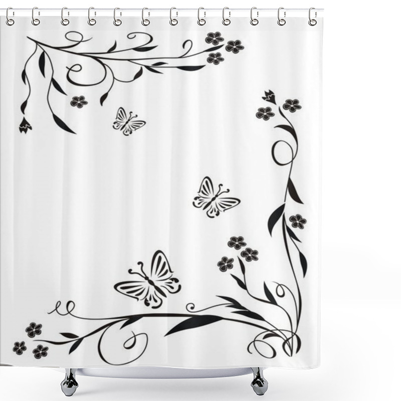 Personality  Curls2 Shower Curtains