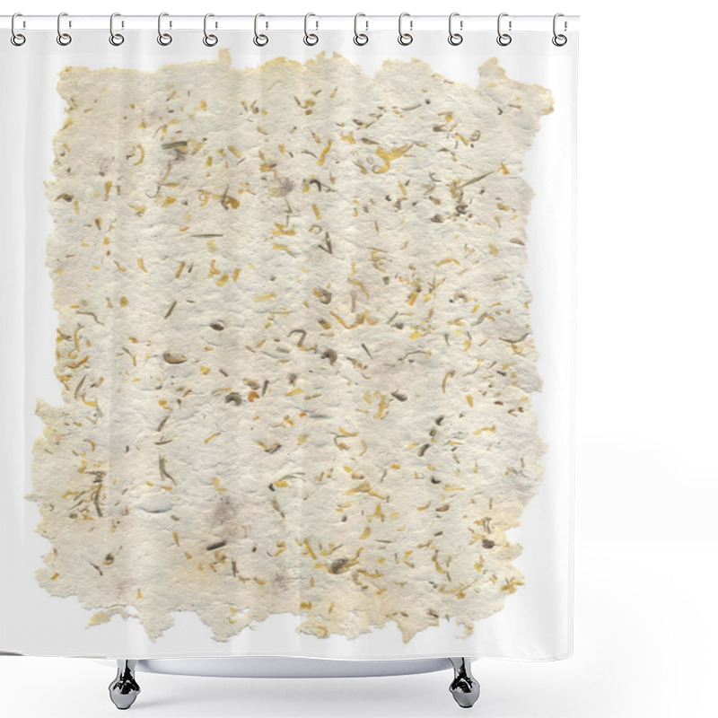 Personality  Handmade Paper With Seeds And Petals Inside Shower Curtains