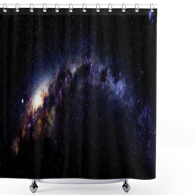 Personality  Milky Way In Antarctica Shower Curtains