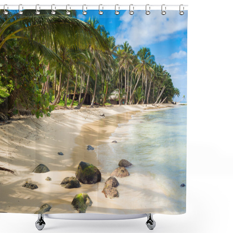 Personality  Relaxing Tropical Beach Shower Curtains