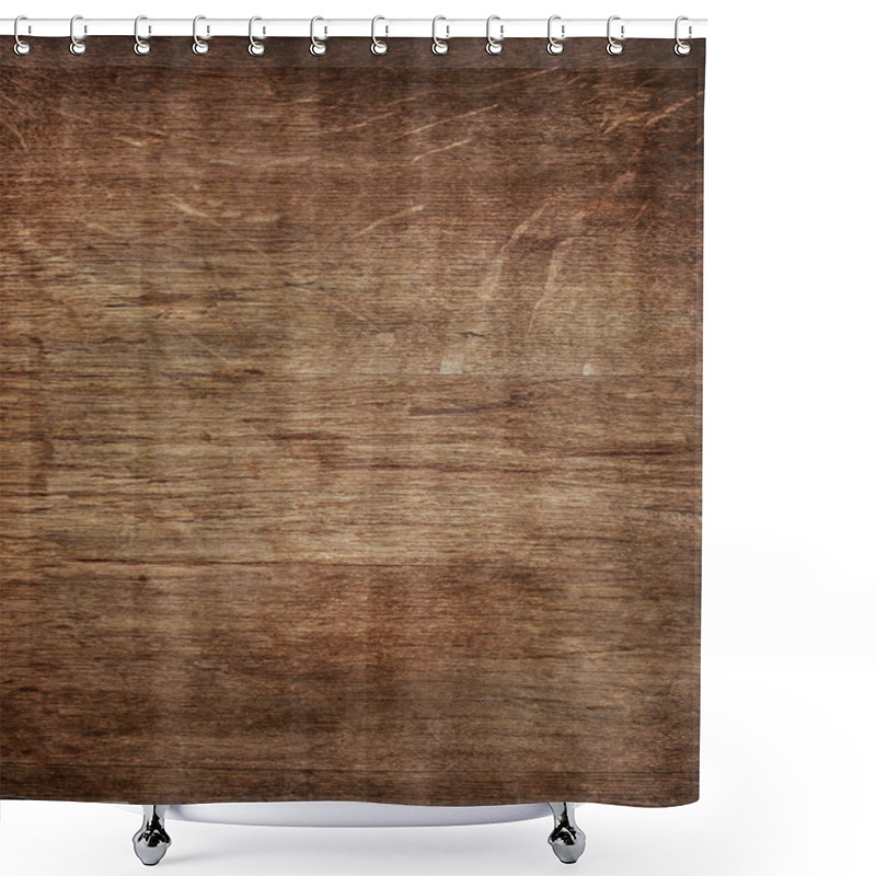 Personality  Wooden Texture Shower Curtains