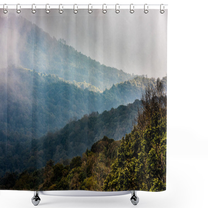 Personality  High Mountain Rainforest Thailand Shower Curtains