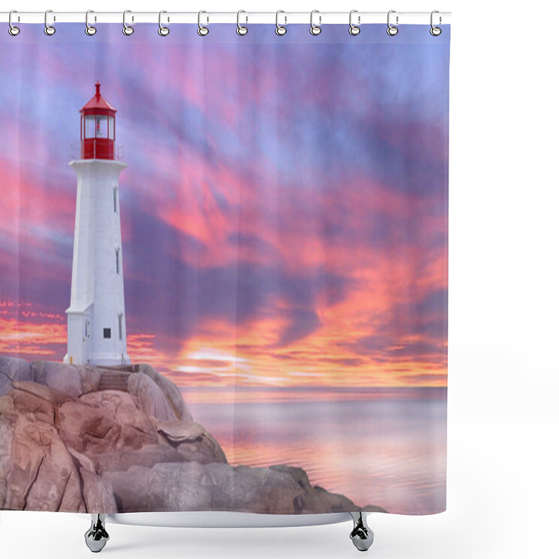 Personality  Peggys Cove, St. Margarets Bay, Nova Scotia Shower Curtains