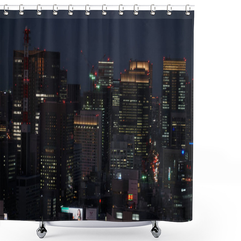 Personality  Scenes From Seaside Top (observation Deck Of The World Trade Center) Shower Curtains