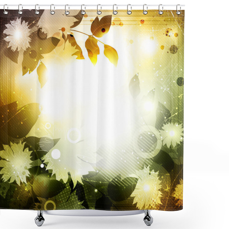 Personality  Autumn Theme Shower Curtains