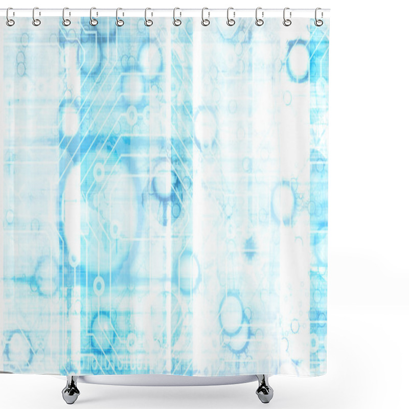 Personality  Information Technology Shower Curtains