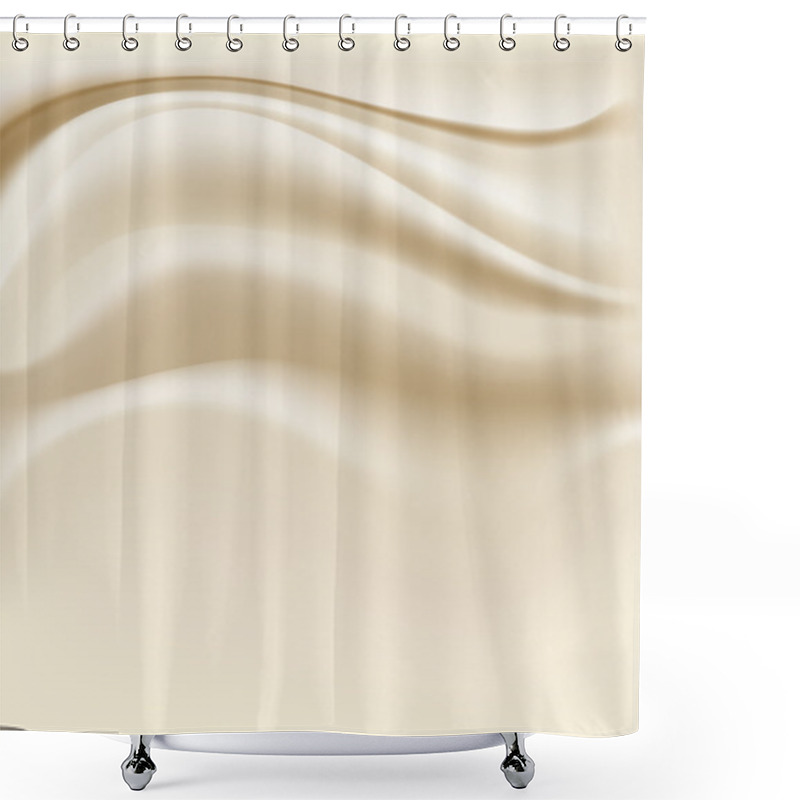 Personality  Cream Background Shower Curtains