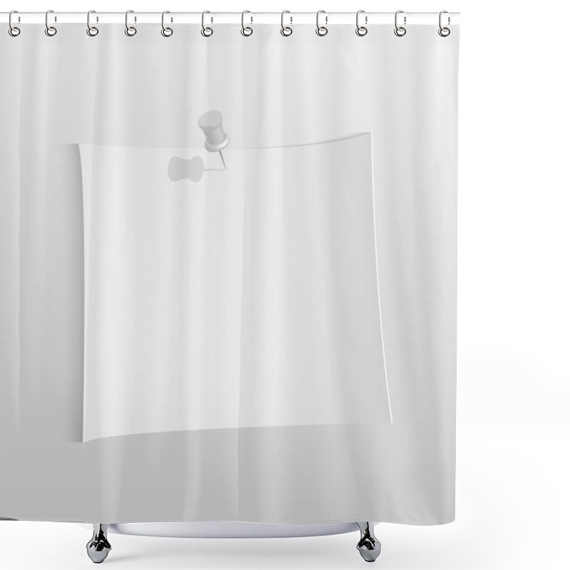 Personality  Paper Note Shower Curtains