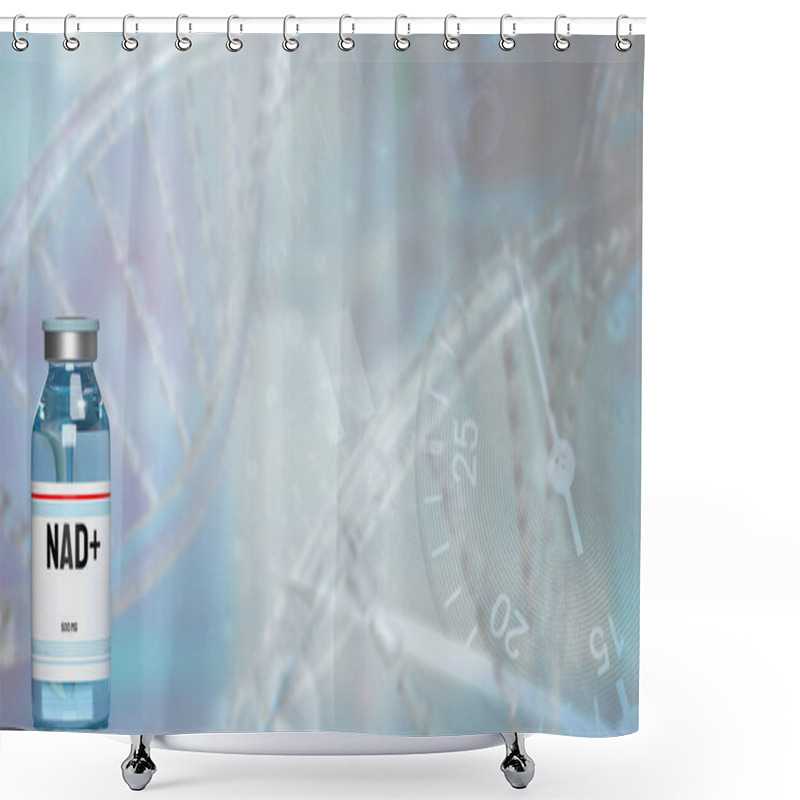 Personality  Nicotinamide Adenine Dinucleotide (NAD+) Is A Coenzyme Found In Cells That Plays A Crucial Role In Various Biological Processes, Particularly Those Involved In Energy Metabolism. Shower Curtains