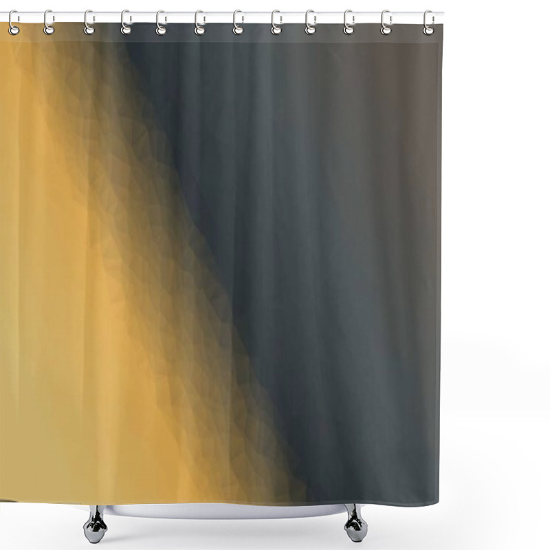 Personality  Abstract Geometric Background With Poly Pattern Shower Curtains