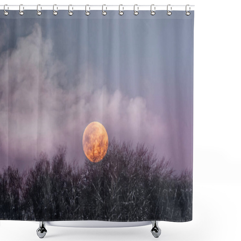 Personality  Hot Air Balloon In The Sky Shower Curtains