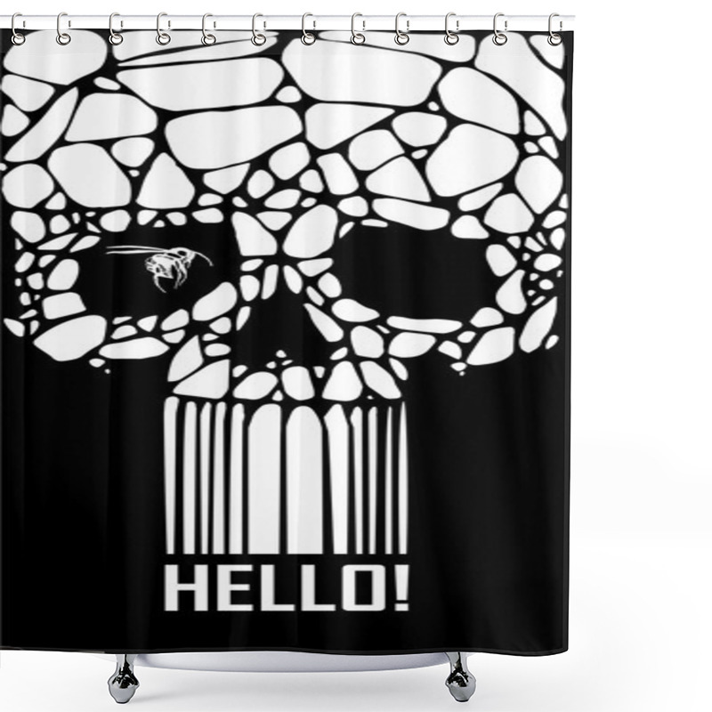 Personality  Abstract  Gothic Shower Curtains