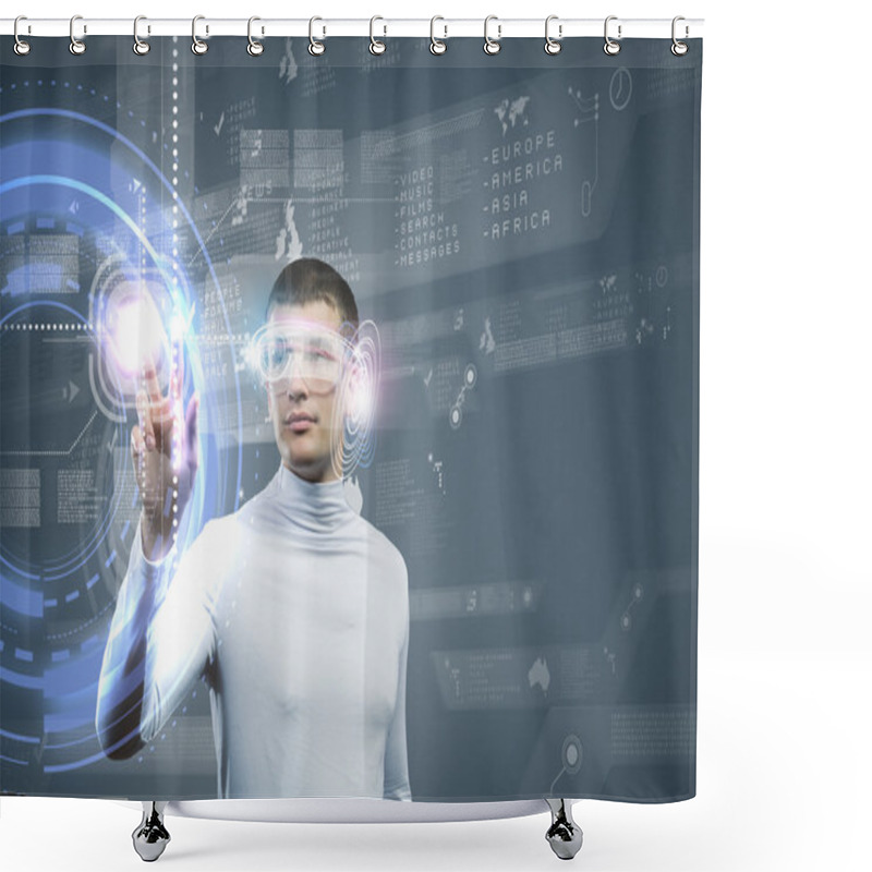 Personality  Global Technologies Shower Curtains