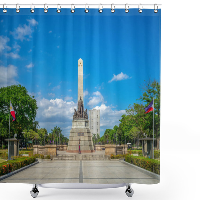 Personality  Rizal Park (Luneta) And Rizal Monument  In Manila Shower Curtains