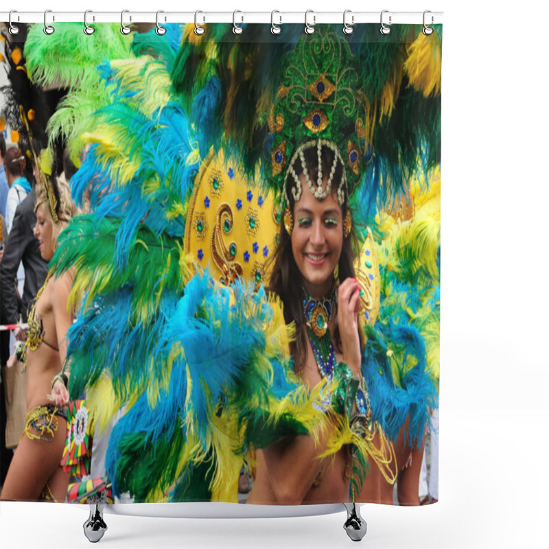 Personality  Carnival Parade Shower Curtains