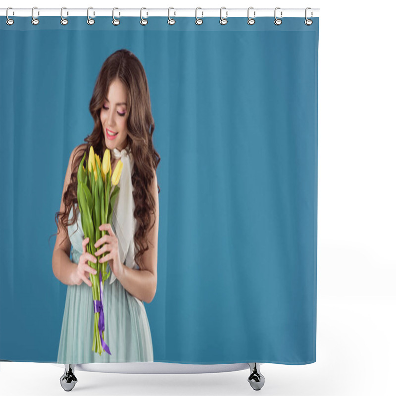 Personality  Spring Woman Shower Curtains