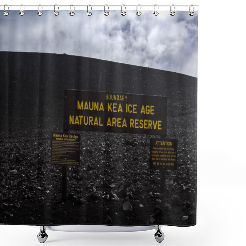 Personality  Sunset On The Summit Of Mauna Kea On The Big Island Of Hawaii  Shower Curtains