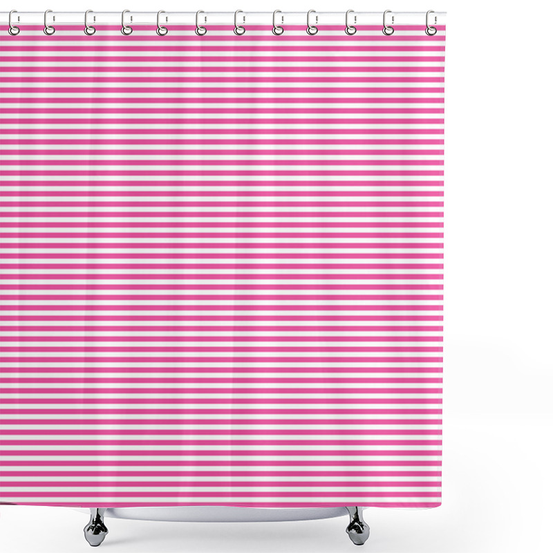 Personality  Horizontal Stripes Pattern Shower Curtains