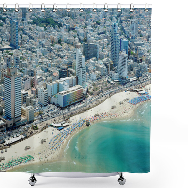 Personality  Israel Travel Photos - Tel Aviv Shower Curtains