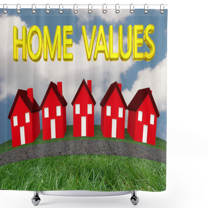 Personality  Home Values Houses For Sale Shower Curtains