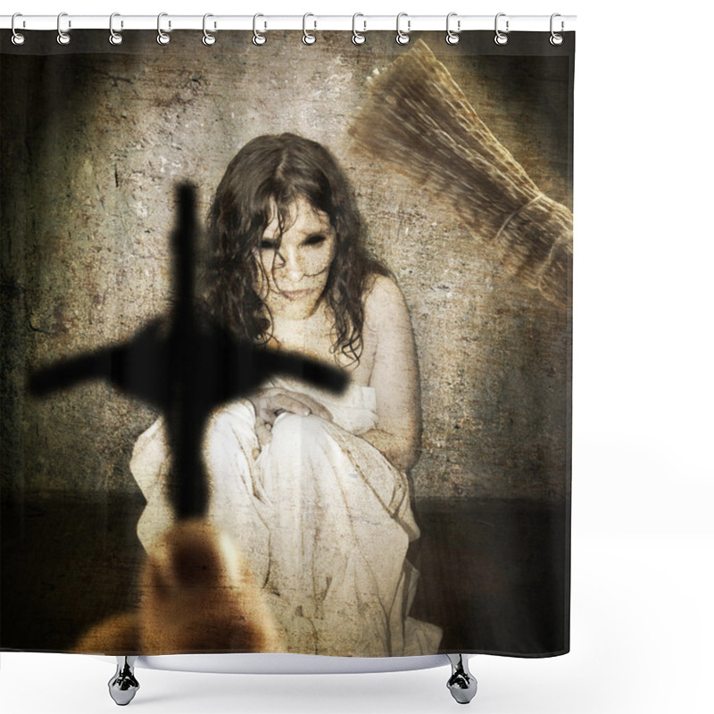 Personality  Exorcism Shower Curtains